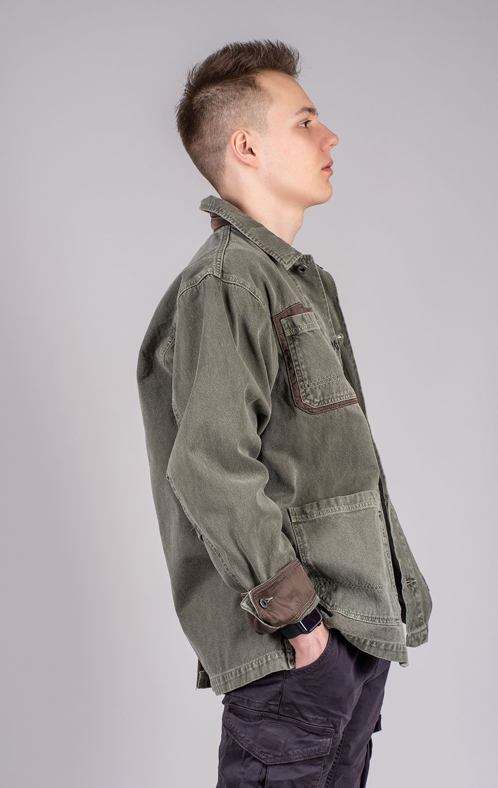 Ветровка ALPHA INDUSTRIES CTN CHORE COAT SS 25 m OG-107 green 