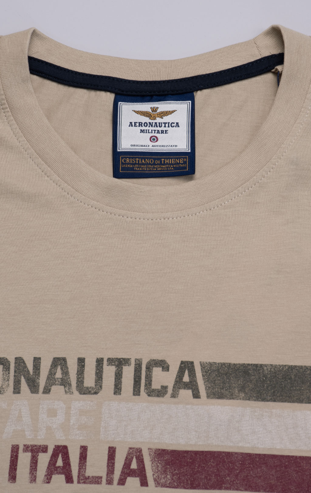 Лонгслив AERONAUTICA MILITARE FW 26/27/BD hazelnut (TS 2571) 