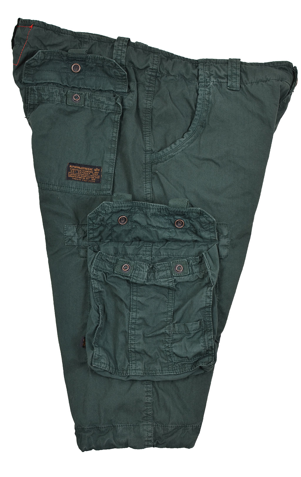 Шорты ALPHA INDUSTRIES JET big size petrol dark 