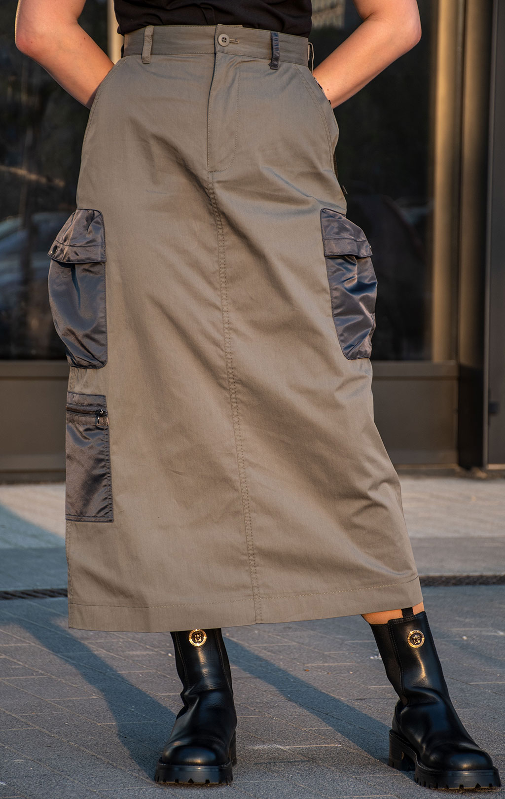 Женская юбка ALPHA INDUSTRIES M-65 SKIRT FW 24/25 field grey 