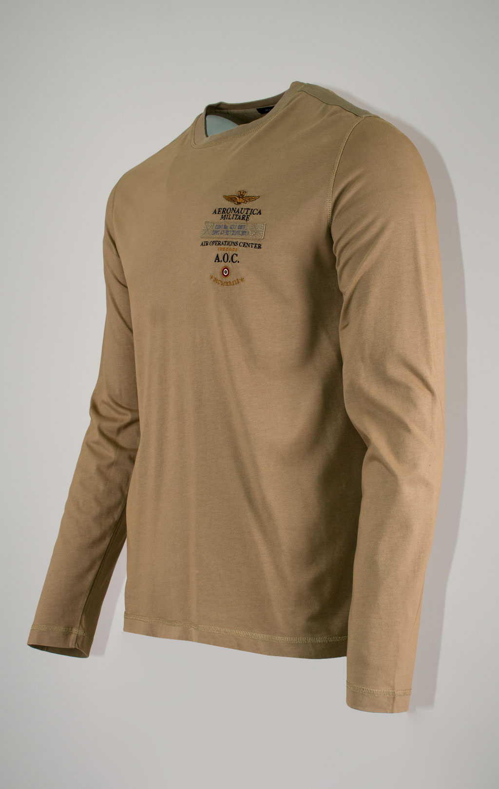 Лонгслив AERONAUTICA MILITARE FW 25/26/TR colonial abbey (TS 2470) 