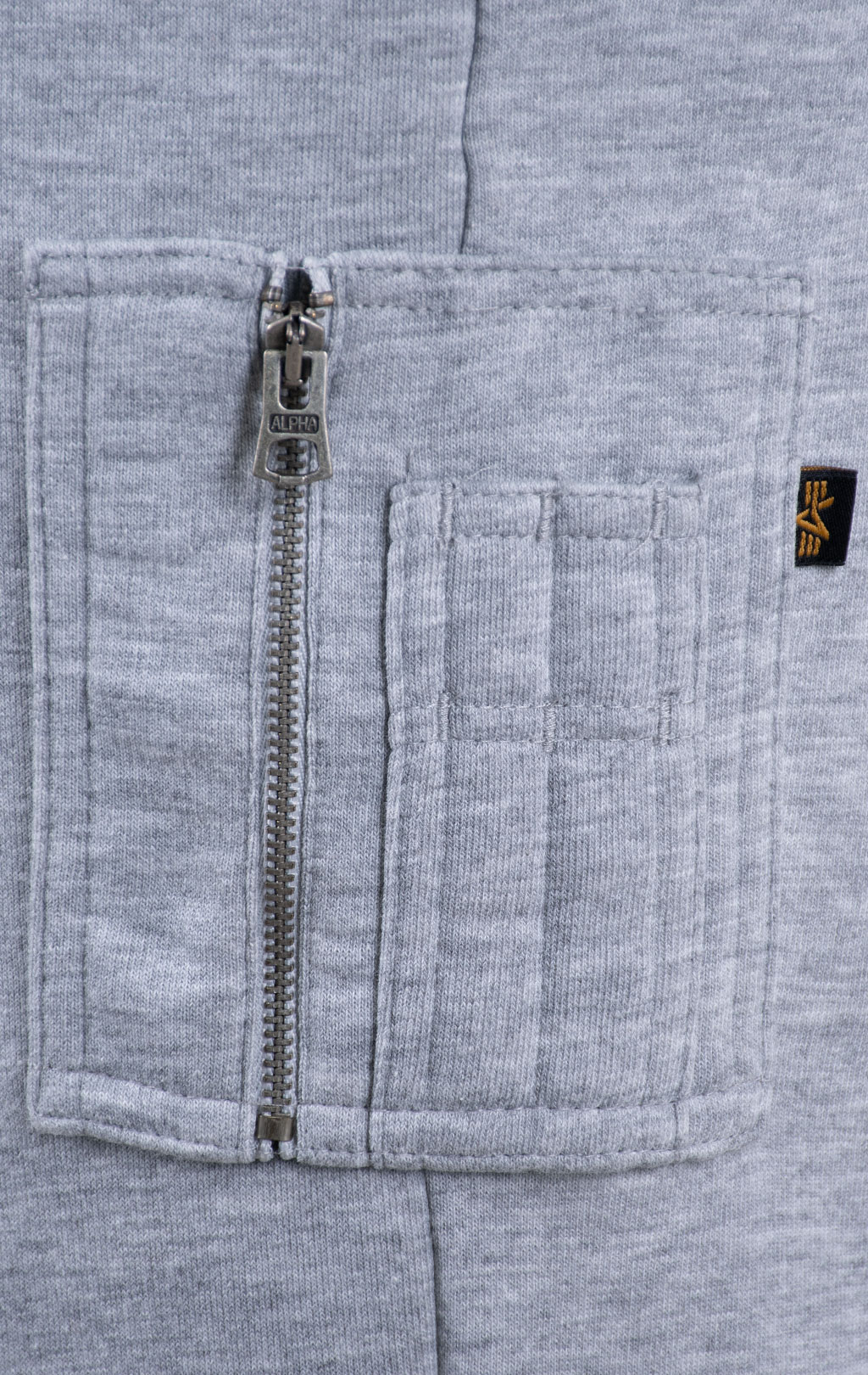 Брюки спортивные джоггеры ALPHA INDUSTRIES X-FIT SLIM CARGO grey heather 