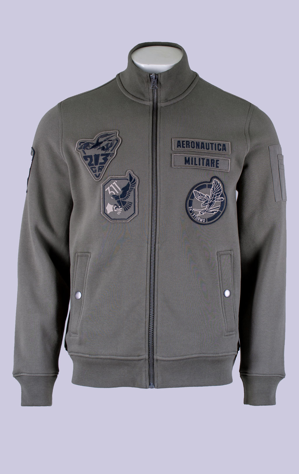 Олимпийка AERONAUTICA MILITARE FW 26/27/TR tea leaf (FE 2143) 