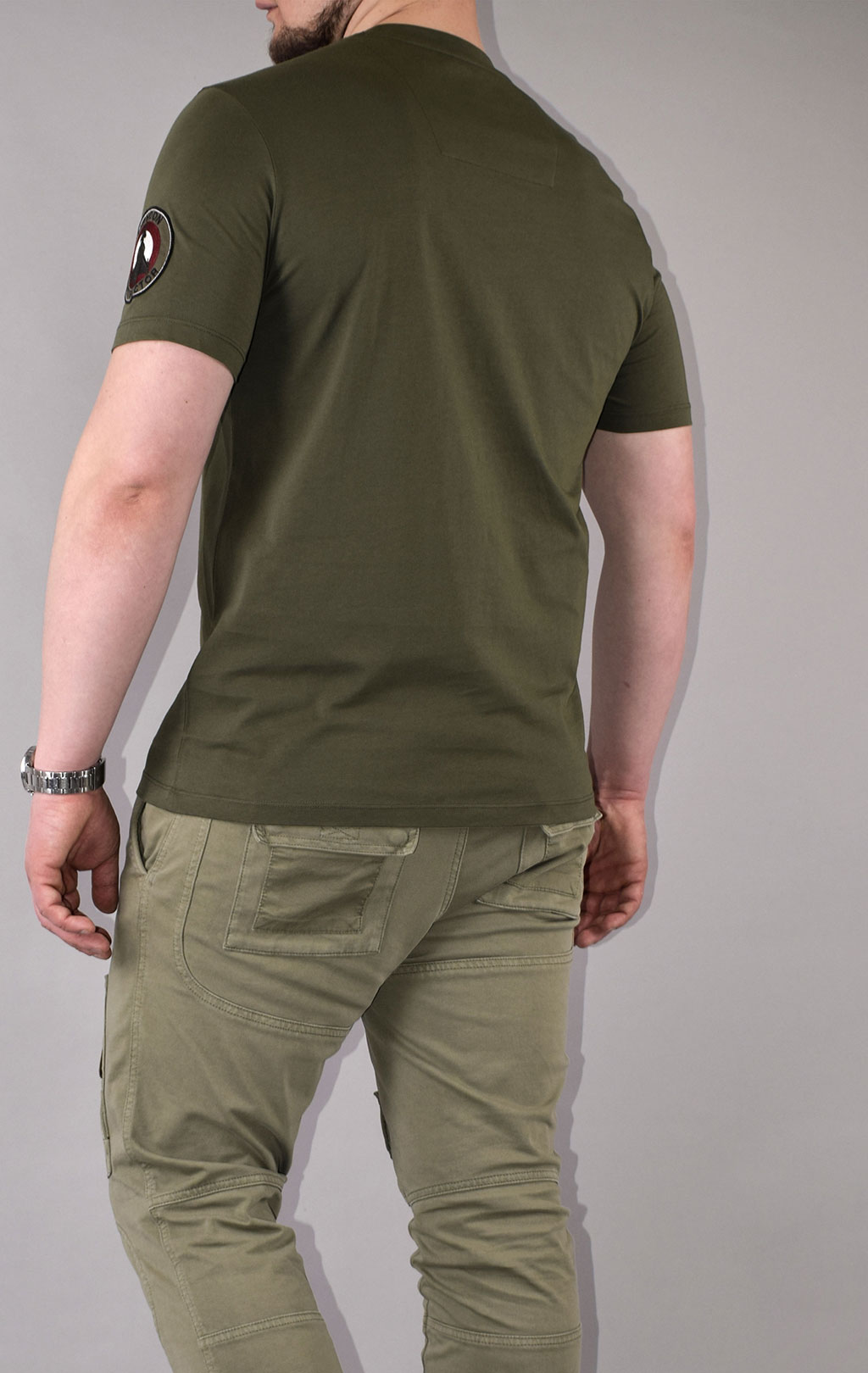 Футболка AERONAUTICA MILITARE SS 21/TR verde scuro (TS 1868) 