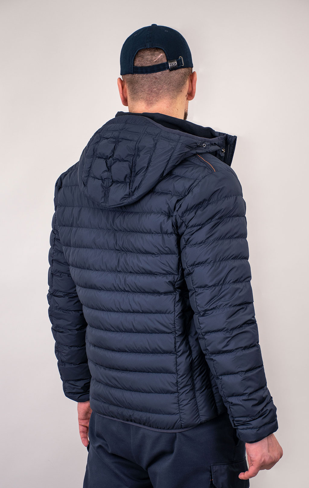 Куртка-пуховик лёгкая PARAJUMPERS LAST MINUTE SS 24 blue navy 