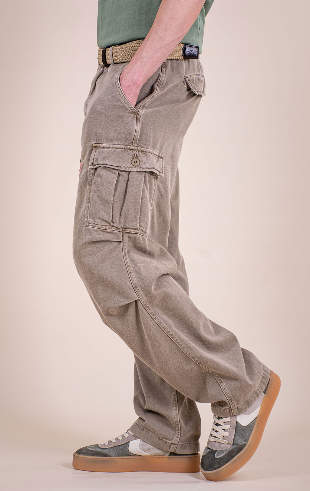 Брюки-карго ALPHA INDUSTRIES BDU CARGO PANT SS 26 vintage khaki 