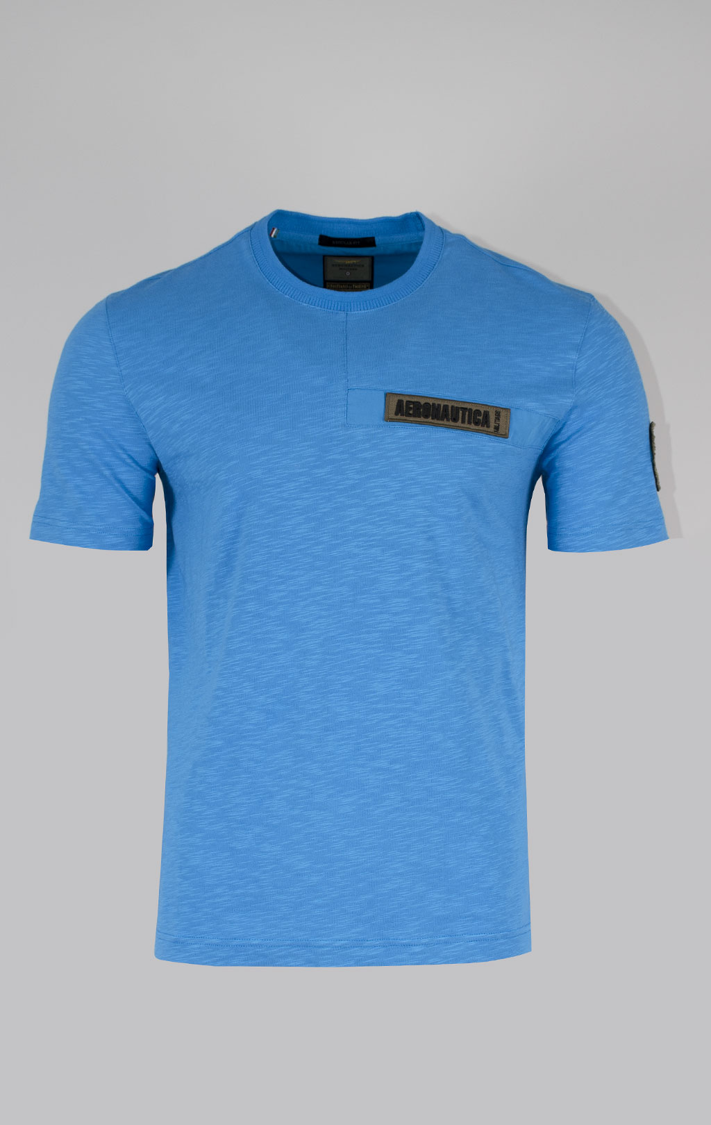 Футболка AERONAUTICA MILITARE SS 25 m/TR brilliant blue (TS 2425) 