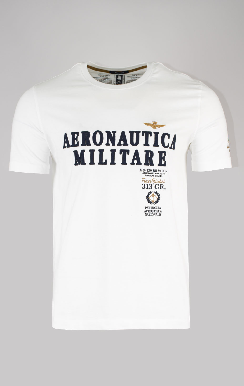 Футболка AERONAUTICA MILITARE SS 25 m/BD off white (TS 2401) 