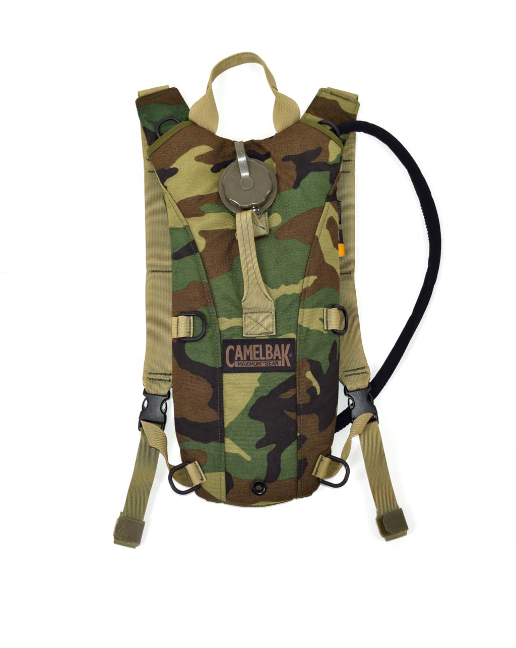 Питьевая система армейская CamelBak горловина снаружи, 3L camo woodland 