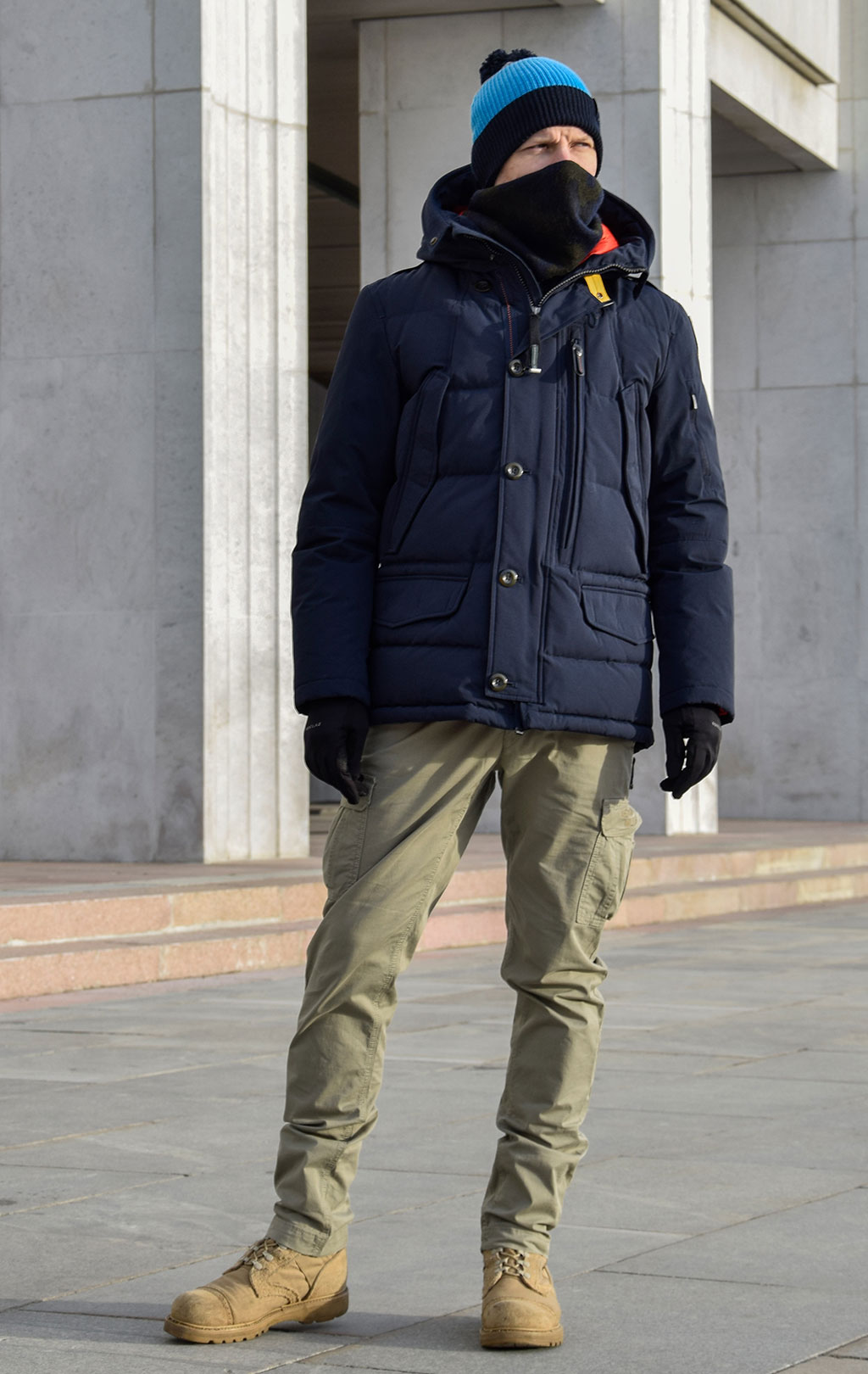 Куртка-пуховик PARAJUMPERS MARCUS navy 