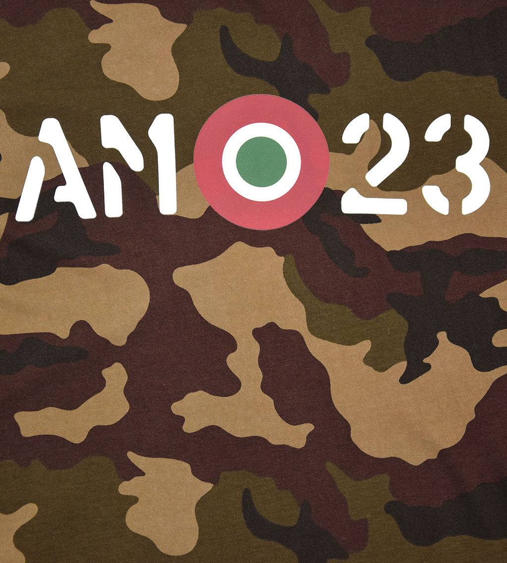 Футболка AERONAUTICA MILITARE SS19 camouflage verde (TS 1604)