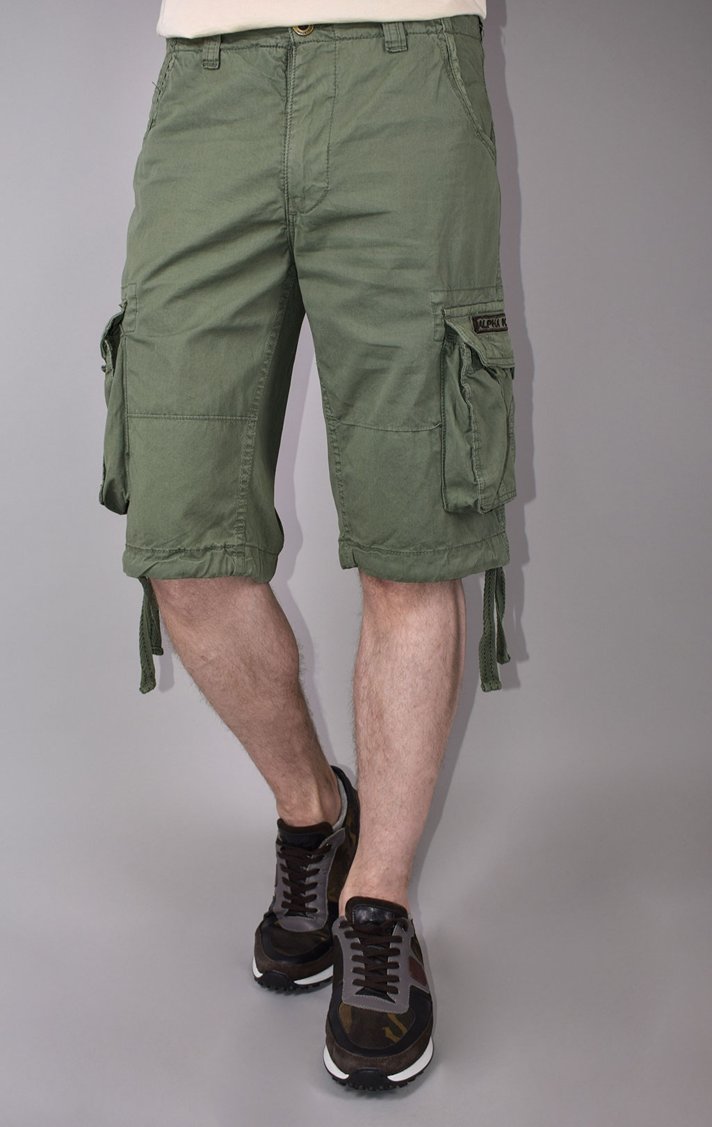 Шорты ALPHA INDUSTRIES JET vintage green 