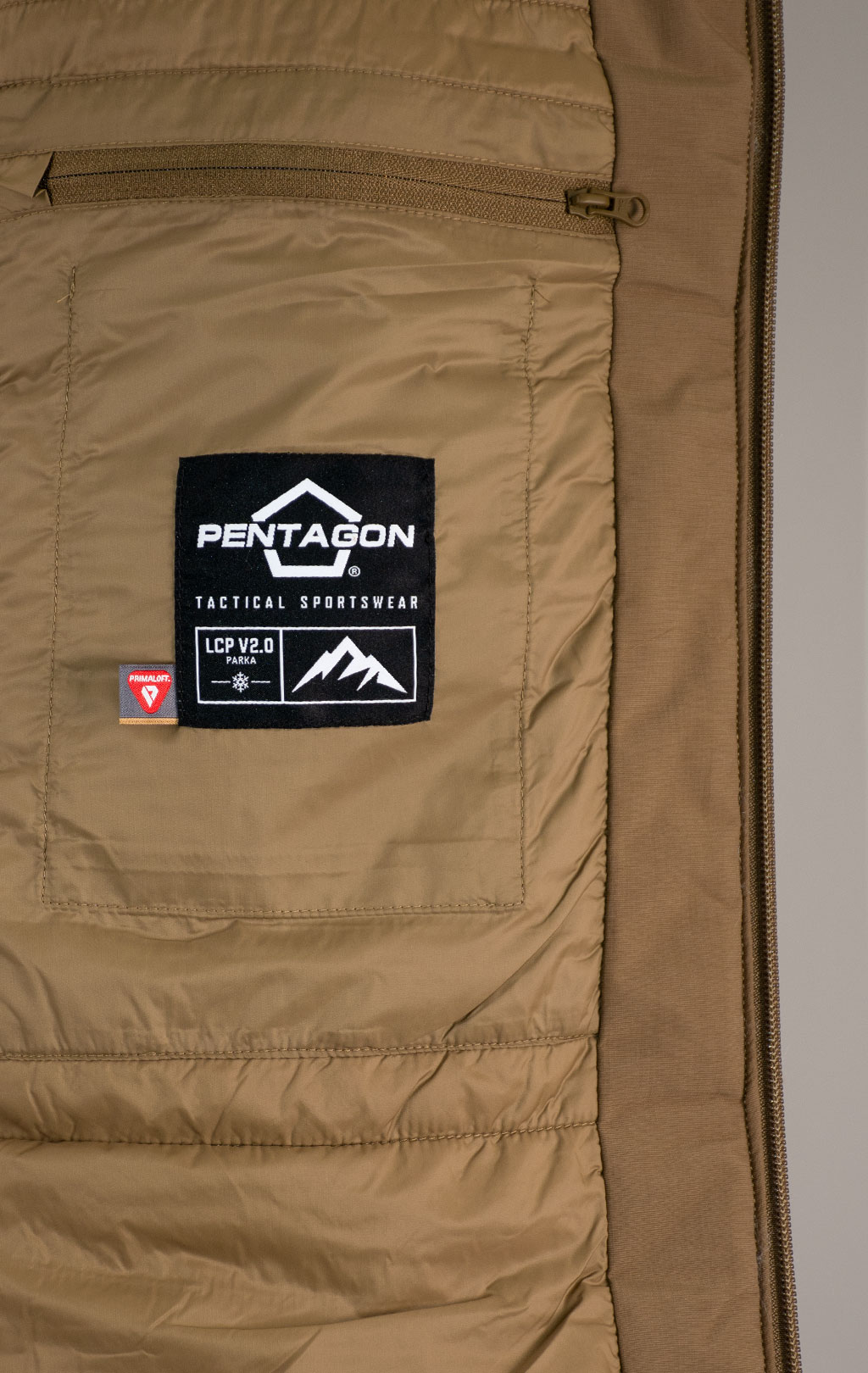 Куртка тактическая Pentagon LCP V2.0 Primaloft coyote 01007-2.0 