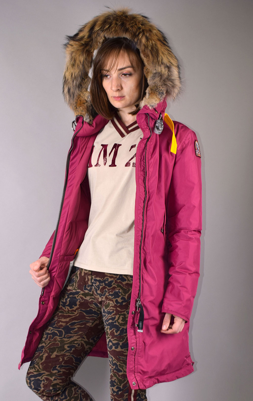 Женская куртка-пуховик PARAJUMPERS EFFIE FW 19/20 maroon 