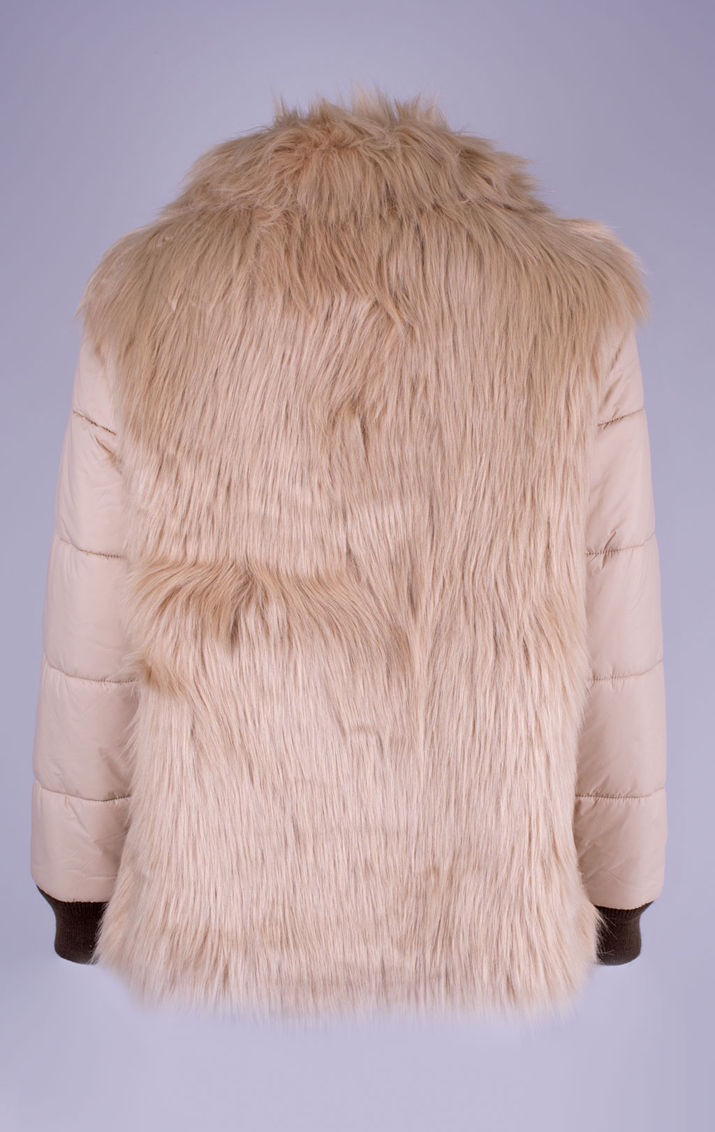 Женская куртка меховая AERONAUTICA MILITARE FW 26/27/CN silver mink (AB 3055) 