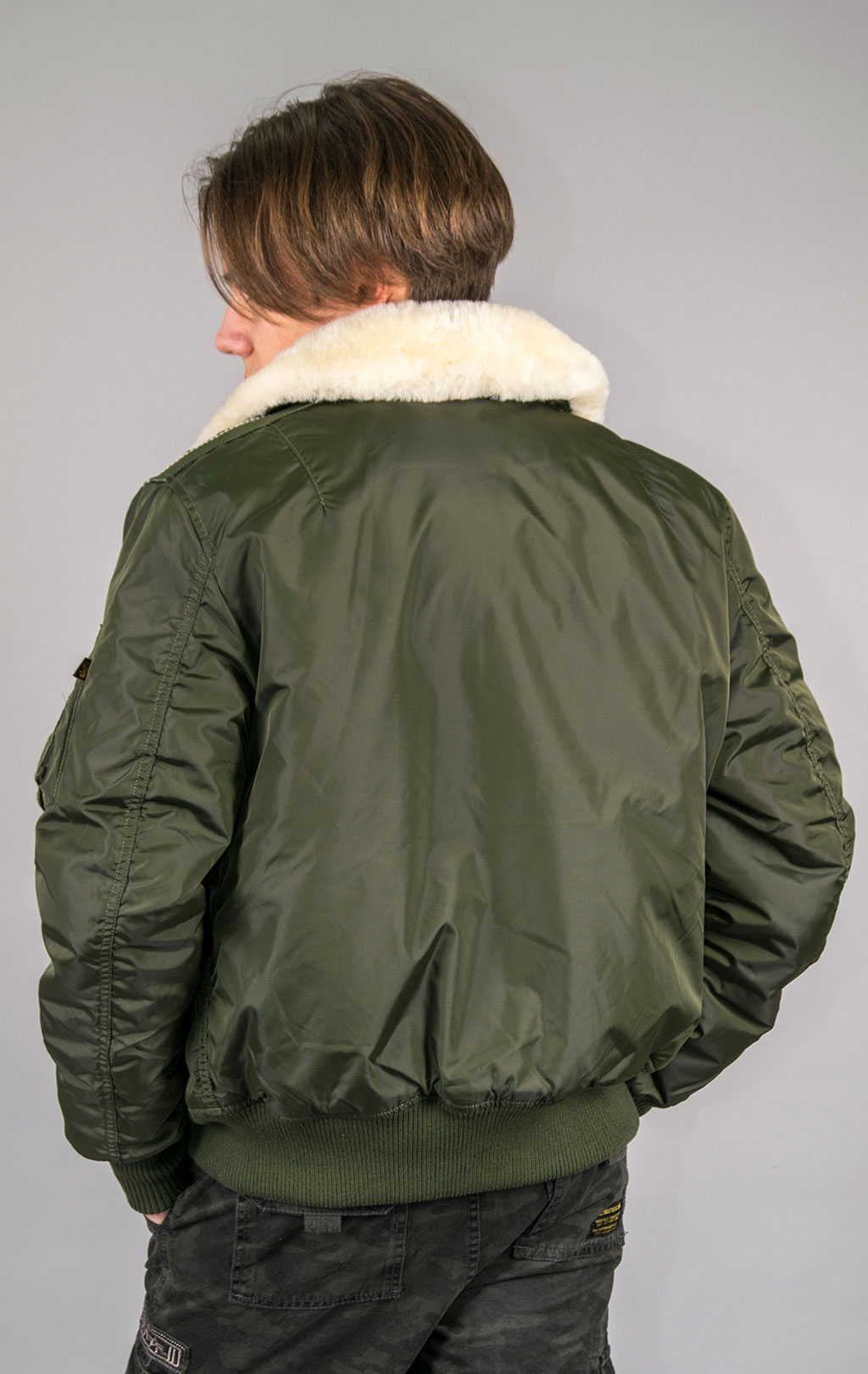 Куртка-пилот ALPHA INDUSTRIES INJECTOR-III dark green 