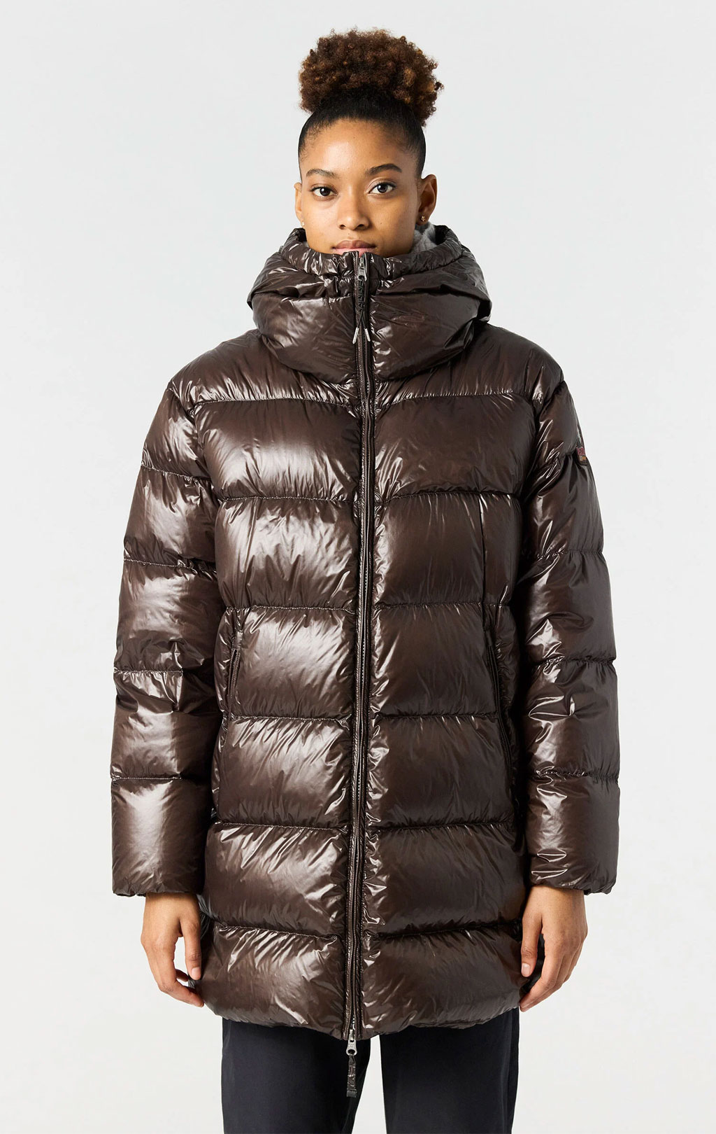 Женская куртка-пуховик PARAJUMPERS IVONNE FW 25/26 earth brown 