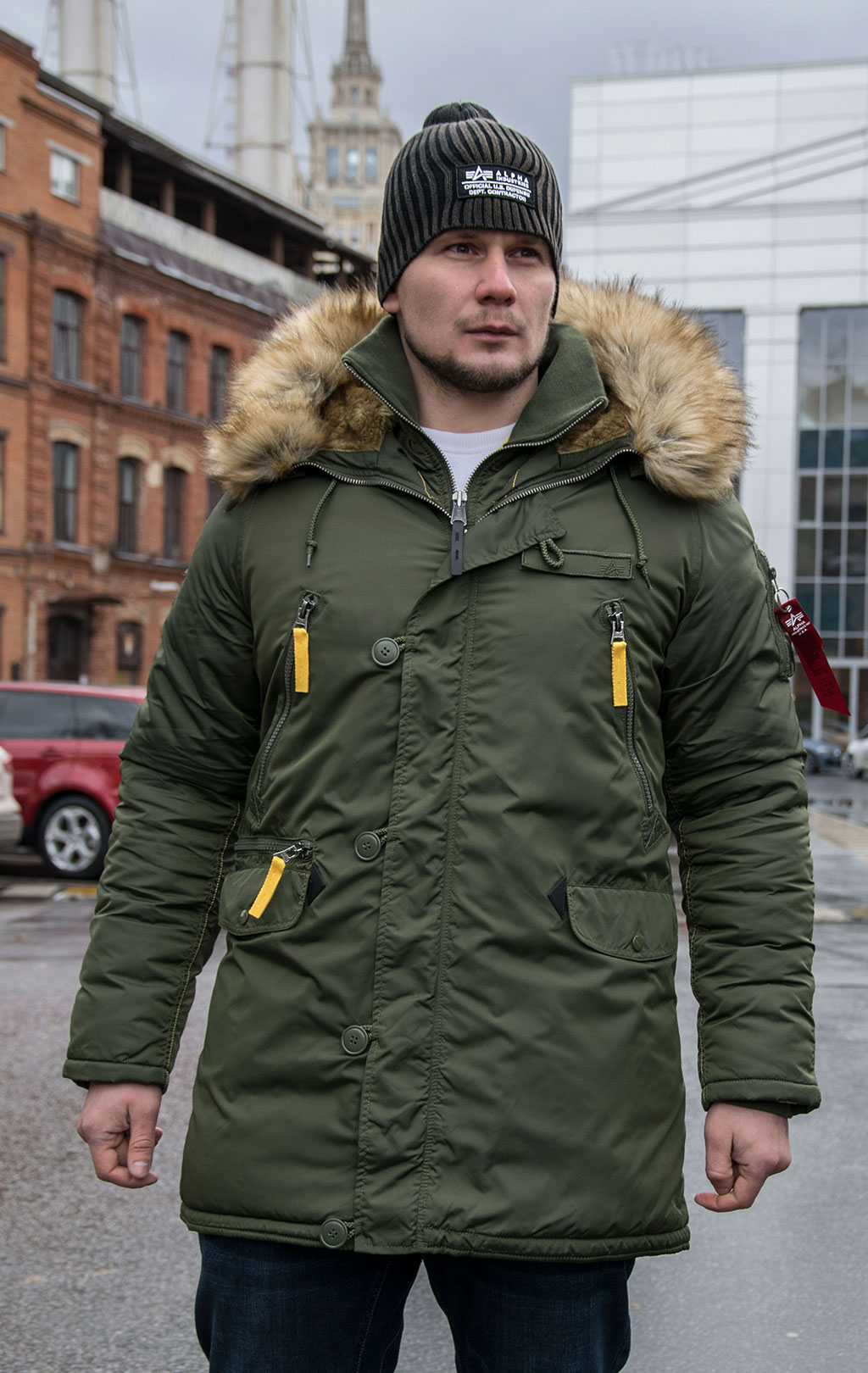 Аляска ALPHA INDUSTRIES PPS N-3B dark green 