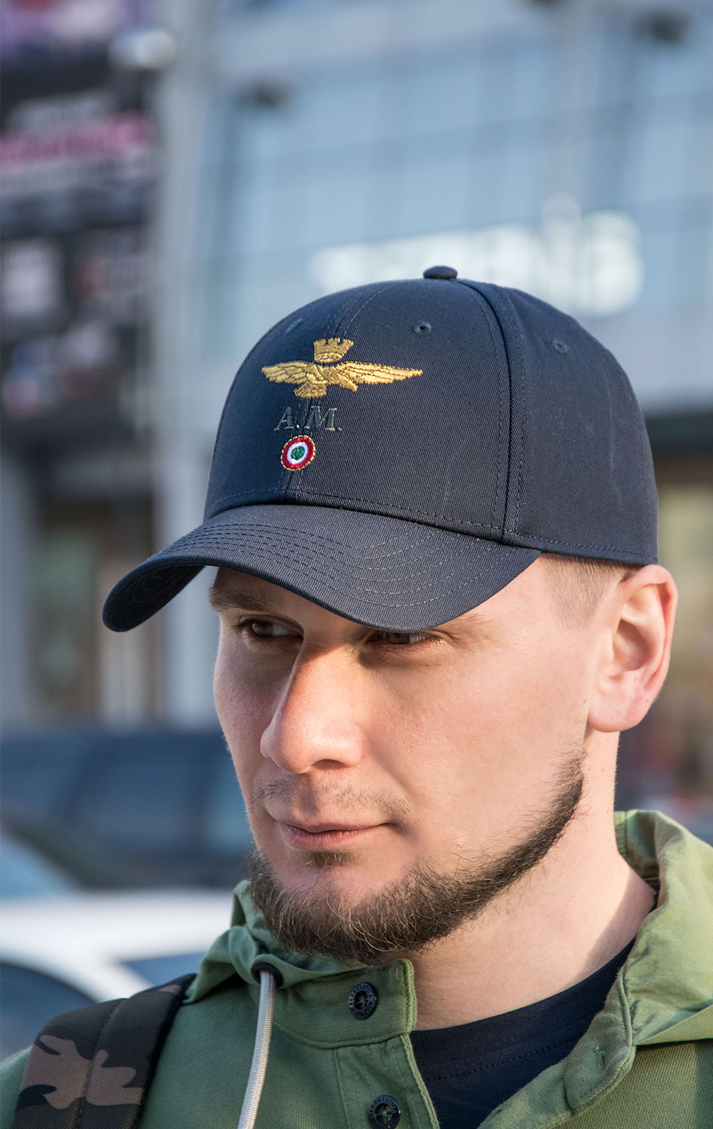 Бейсболка AERONAUTICA MILITARE FW 23/24/CN blue (HA 1100) 