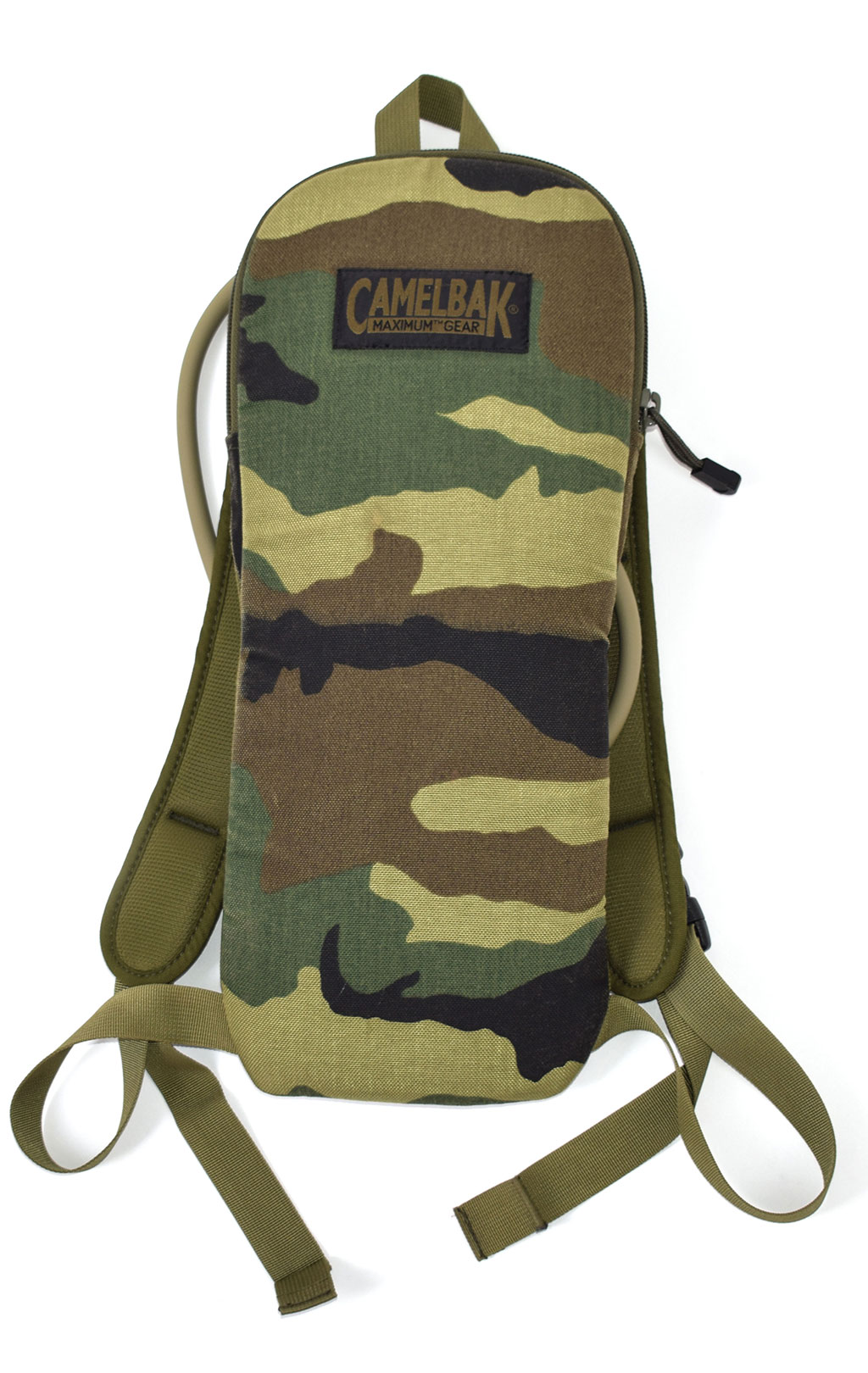 Питьевая система армейская CamelBak на молнии, горловина внутри, 3L camo woodland 