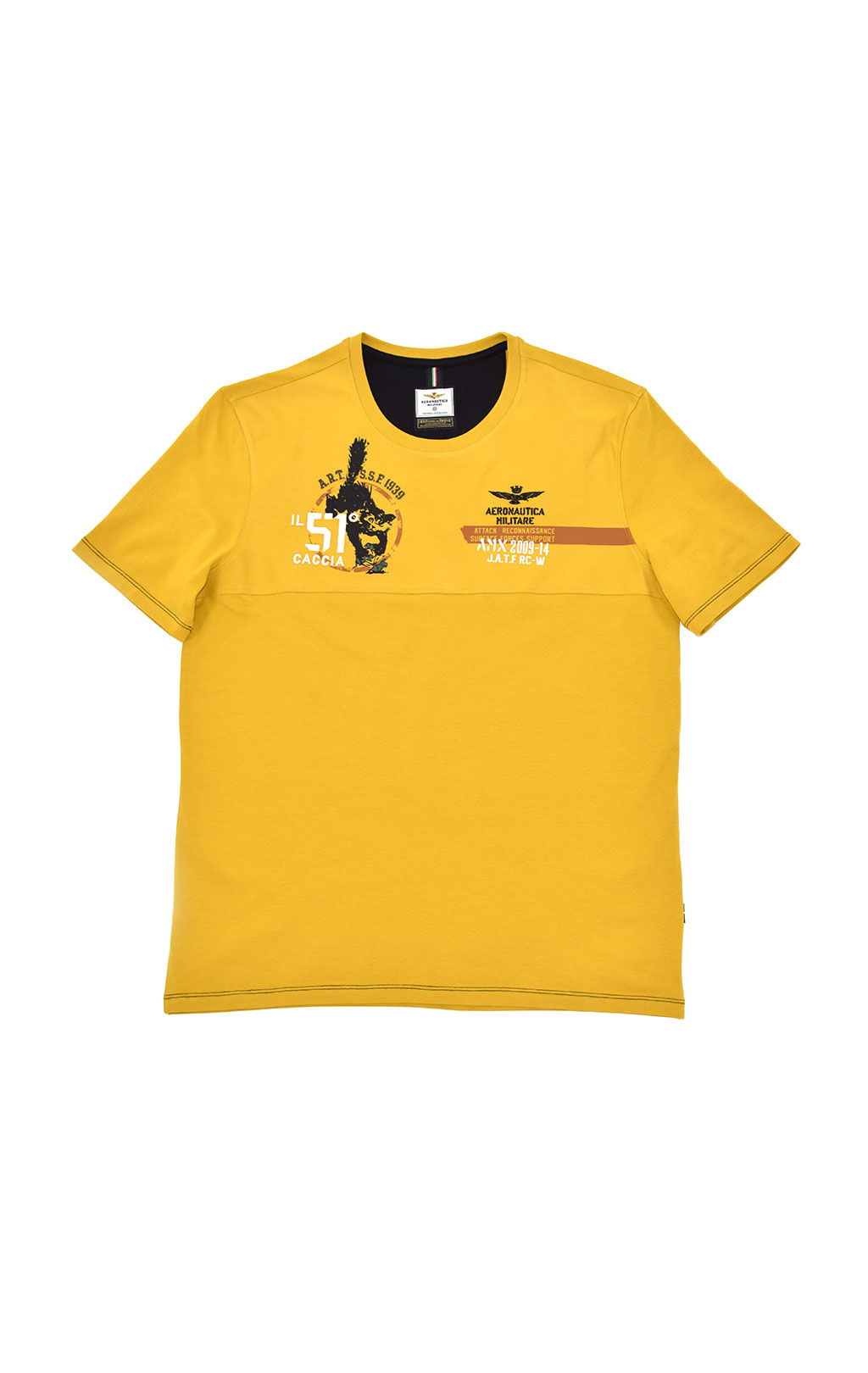 Футболка AERONAUTICA MILITARE FW 20/21/TR giallo (TS 1777) 