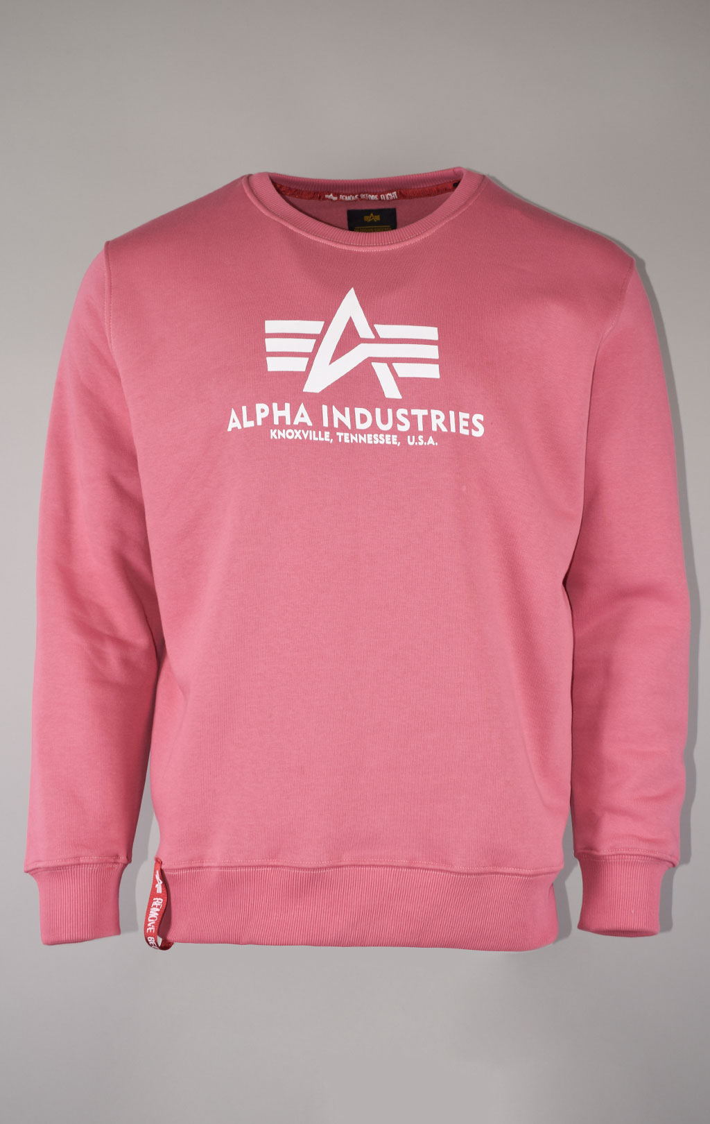 Свитшот ALPHA INDUSTRIES BASIC SWEATER coral red 