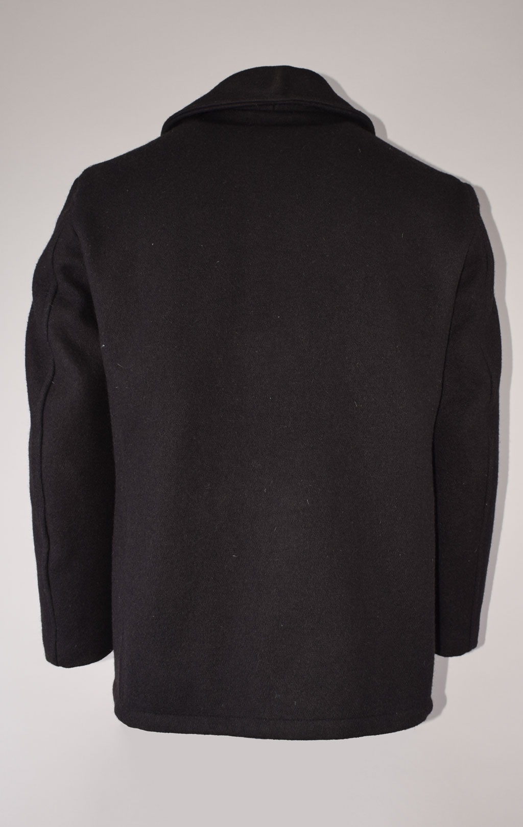 Бушлат морской SOURCE LOCATION PEACOAT шерсть 100% black б/у США