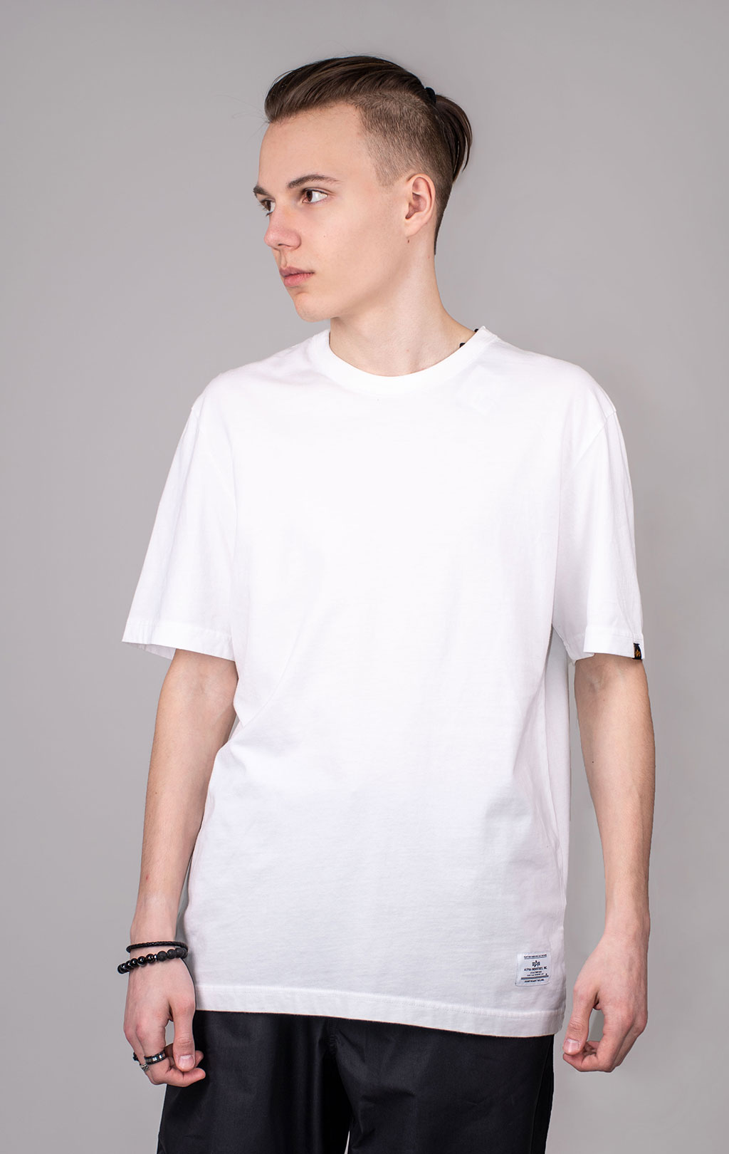 Футболка ALPHA INDUSTRIES ALPHA MA-1 TEE SS 24 white 