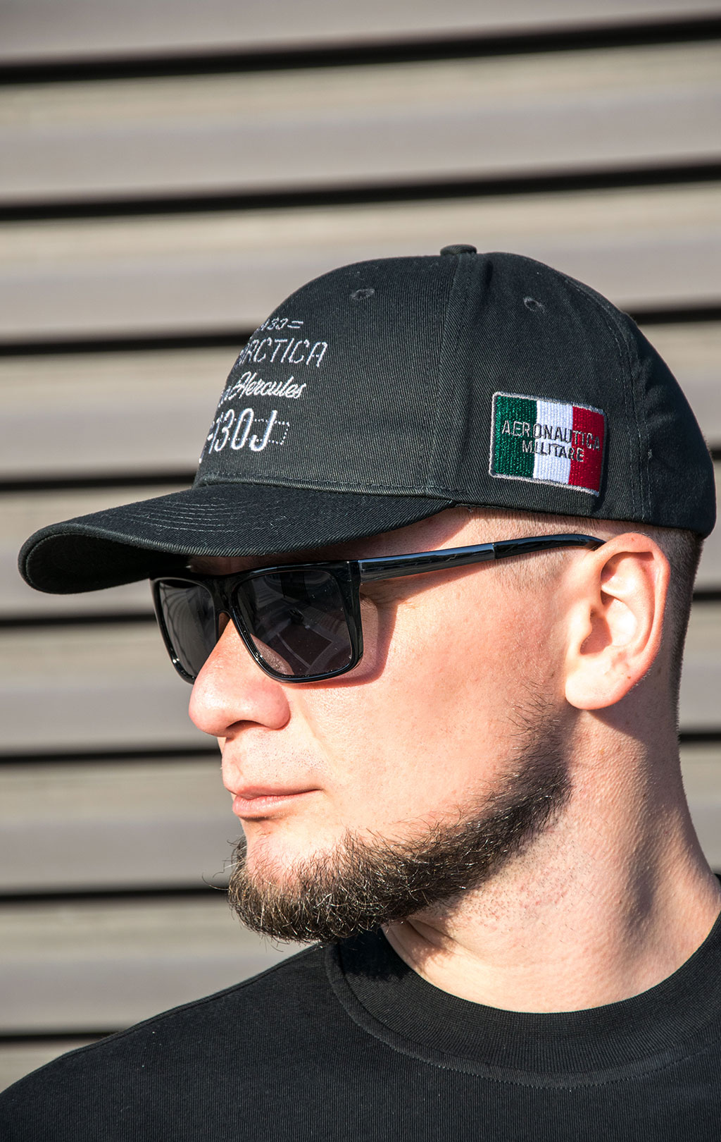 Бейсболка AERONAUTICA MILITARE ANTARCTICA FW 23/24/CN jet black (HA 1151)