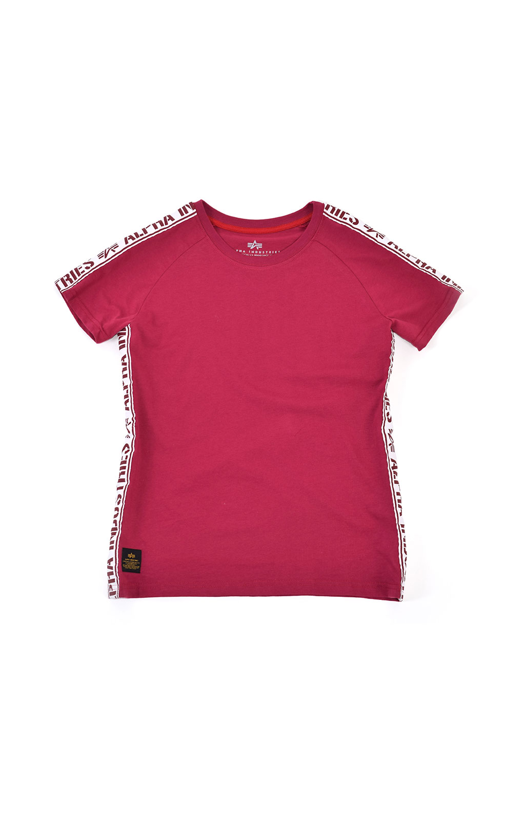 Женская футболка ALPHA INDUSTRIES AL TAPE T major red 