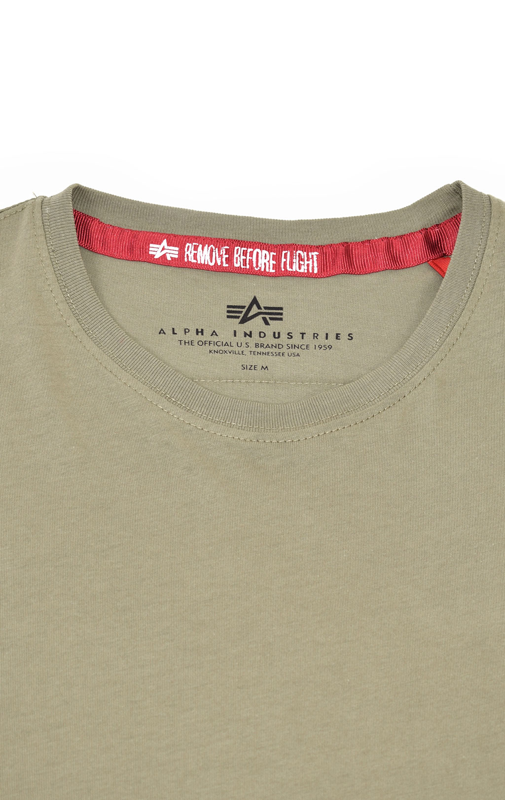 Футболка ALPHA INDUSTRIES BLOOD CHIT olive 