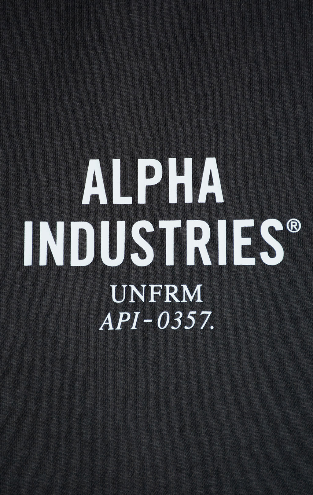 Лонгслив ALPHA INDUSTRIES UNFRM LS RAGLAN T-SHIRT FW 25/26 black M001145 