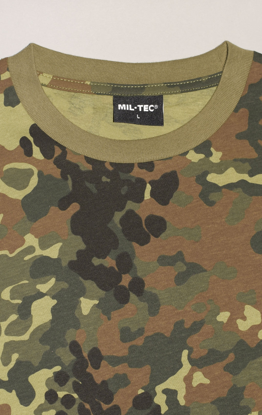 Футболка полевая Mil-Tec длинный рукав flecktarn 