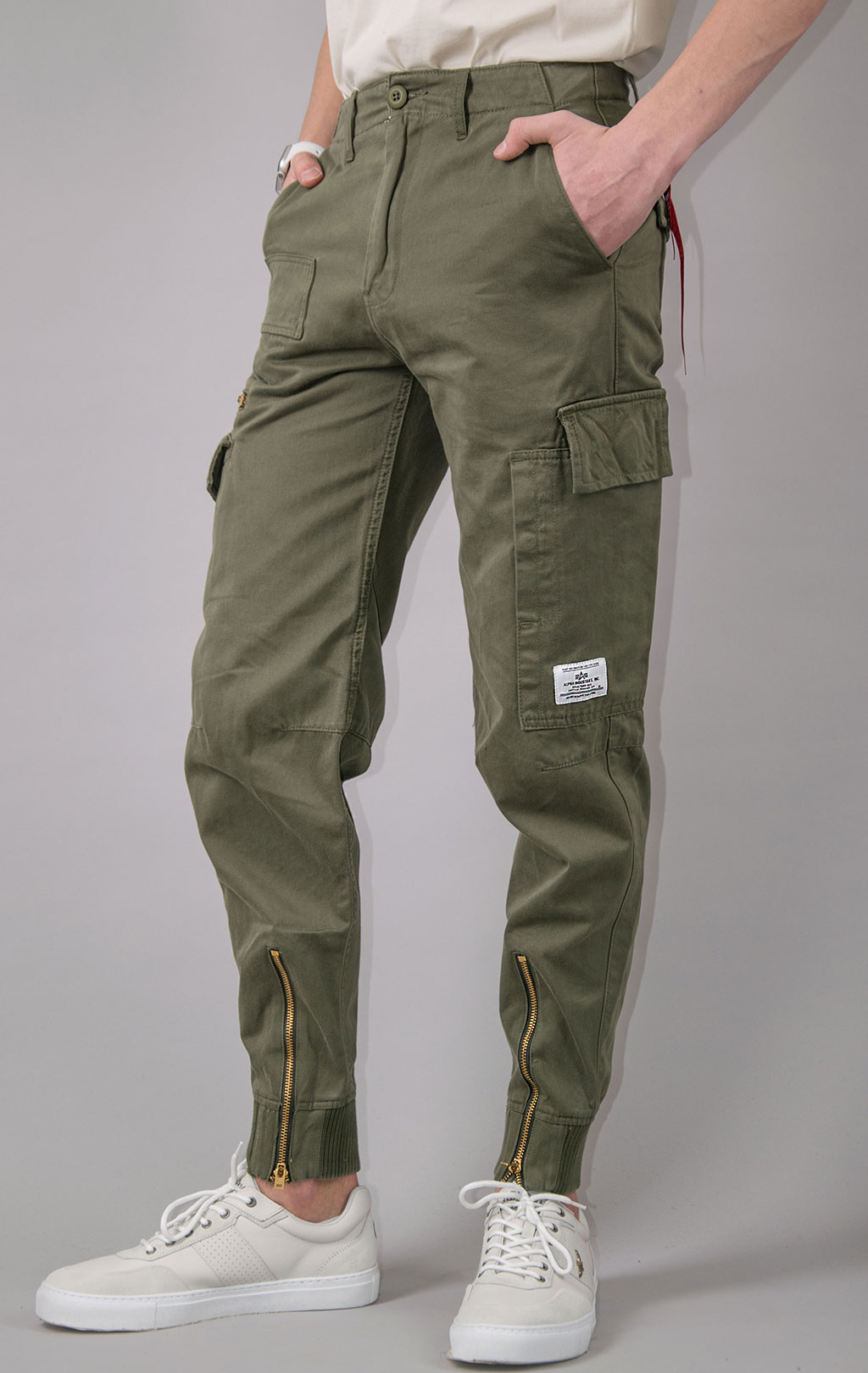 Брюки-карго ALPHA INDUSTRIES A-11 PANT dark olive 