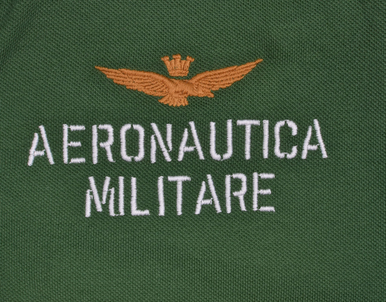 Футболка-поло AERONAUTICA MILITARE verde stone (PO 740) 