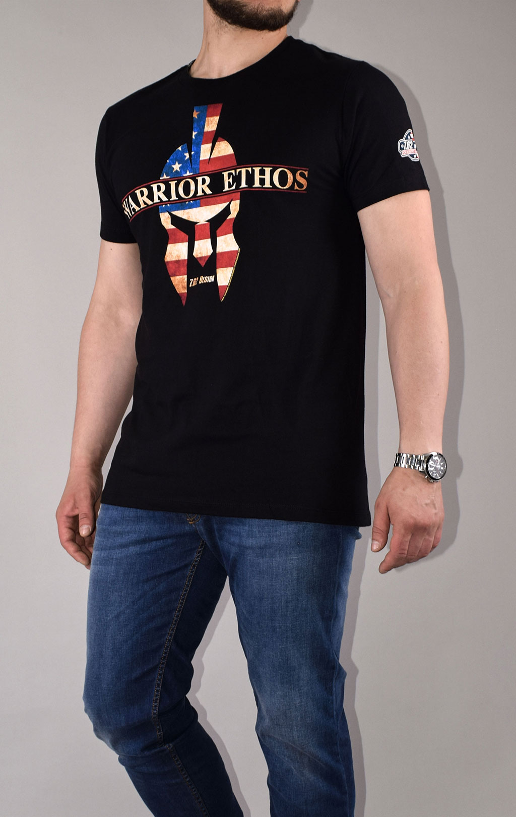 Футболка 7.62 AMERICAN WARRIOR ETHOS black (657) 