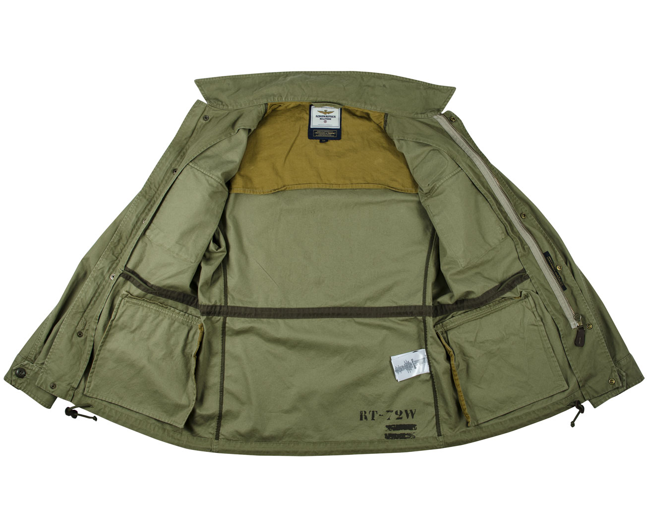 Ветровка AERONAUTICA MILITARE verde militare (AB 1524) 