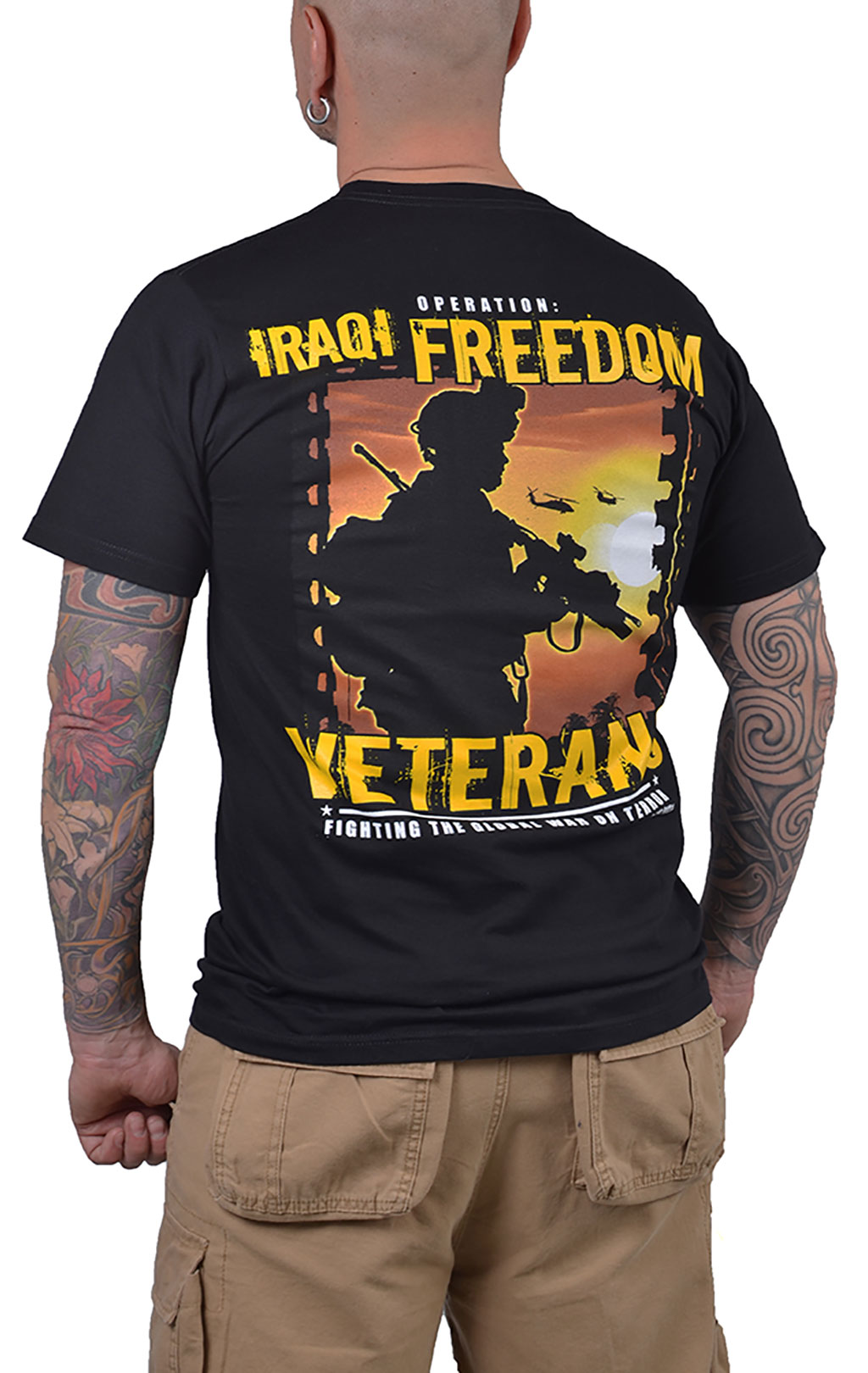 Футболка 7.62 IRAQI FREEDOM VETS black (001-222) 