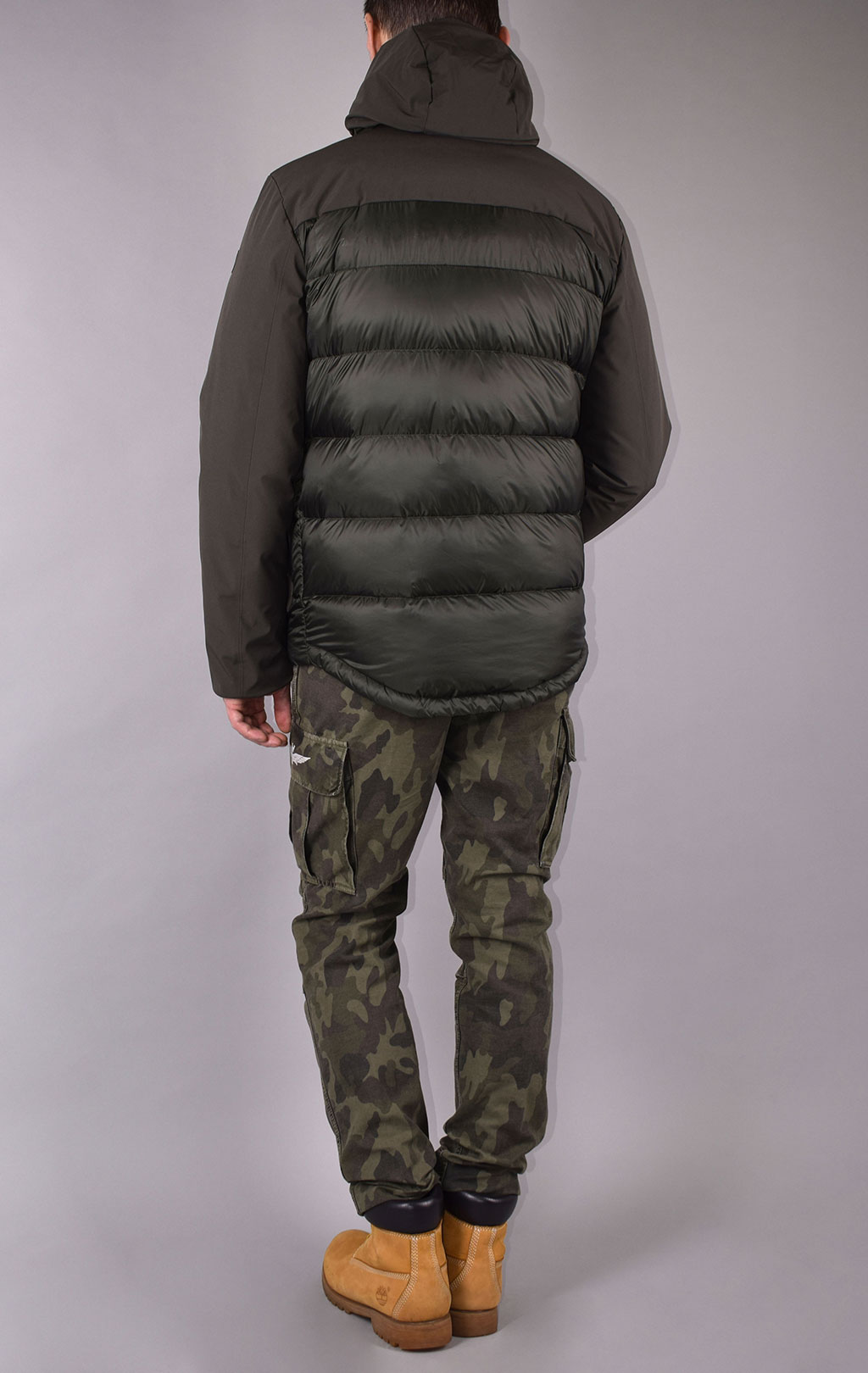 Куртка-пуховик PEOPLE OF SHIBUYA MATA FW 19/20 army olive 