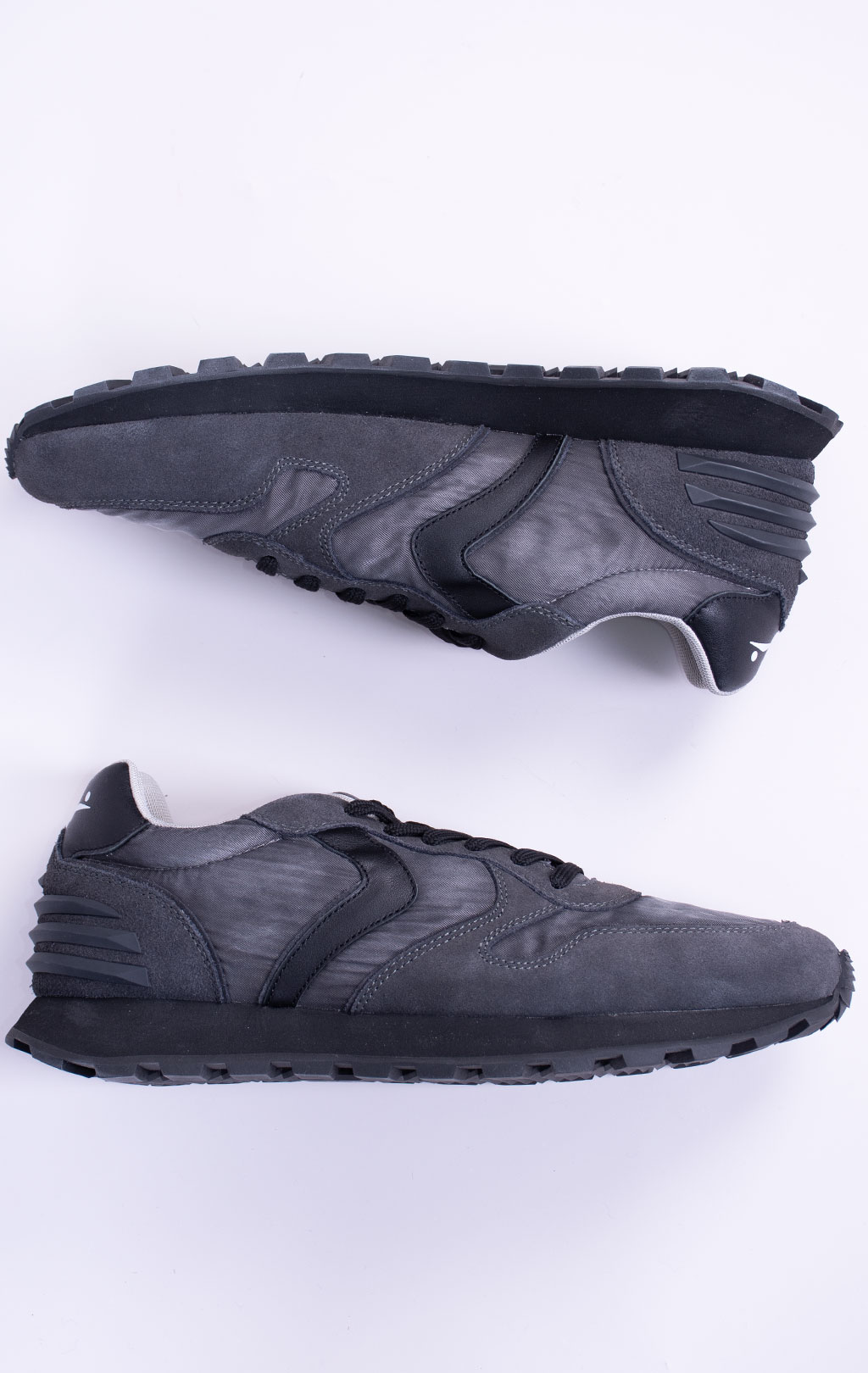 Кроссовки VOILE BLANCHE PARIS POWER MAN замша FW 26/27 tarmac/black 2018797 