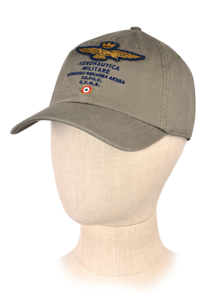 Бейсболка AERONAUTICA MILITARE green military (HA 981)