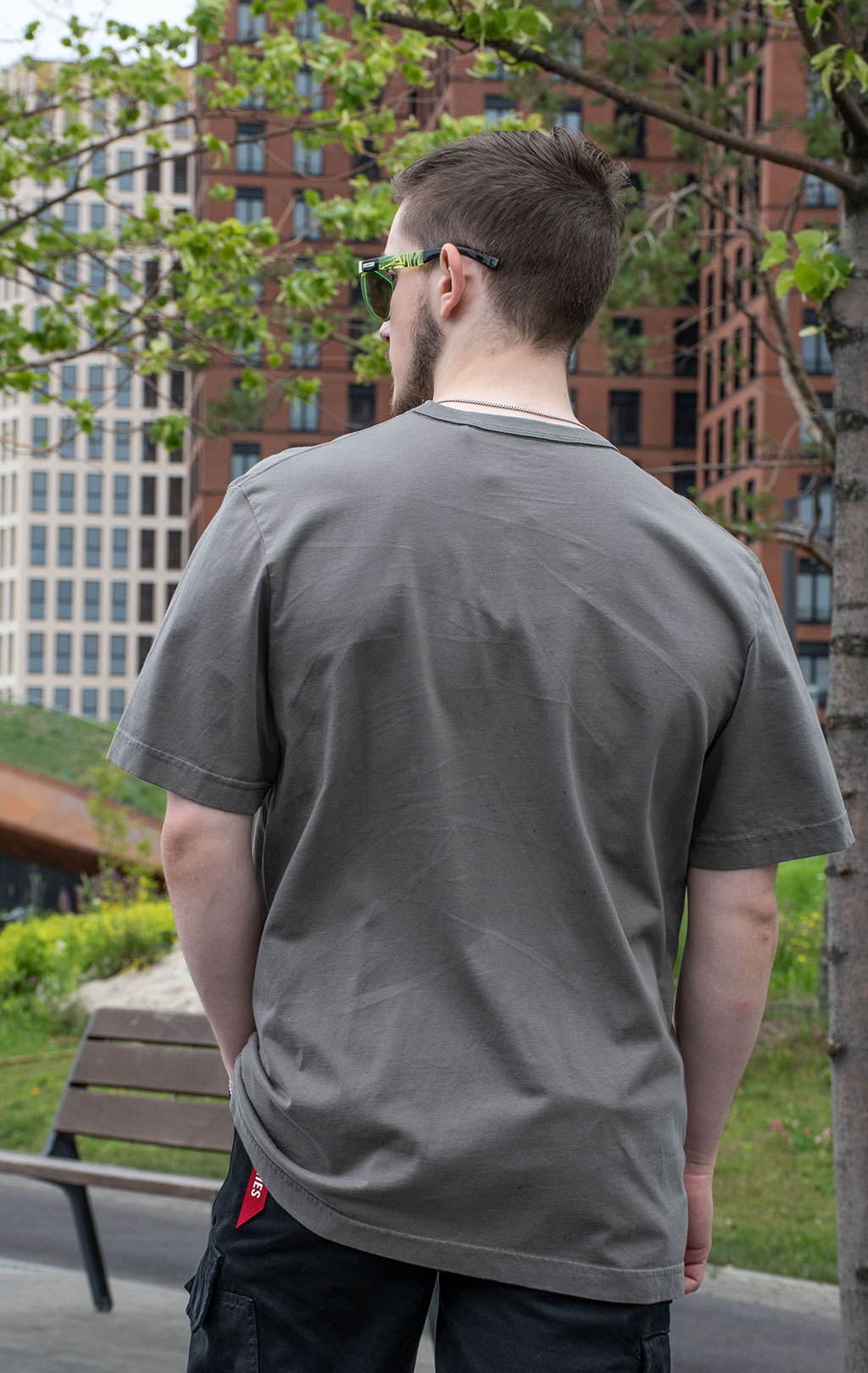 Футболка ALPHA INDUSTRIES ALPHA GRADIENT TEE SS 24 aircraft gray 