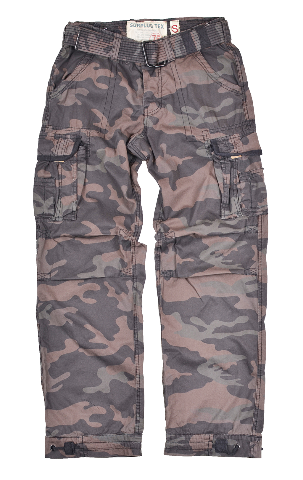 Брюки-карго Surplus PREMIUM VINTAGE big size camo black 
