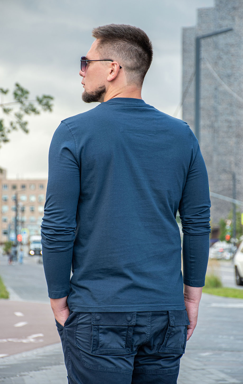 Лонгслив AERONAUTICA MILITARE FW 25/26/BD blue navy (TS 2471) 