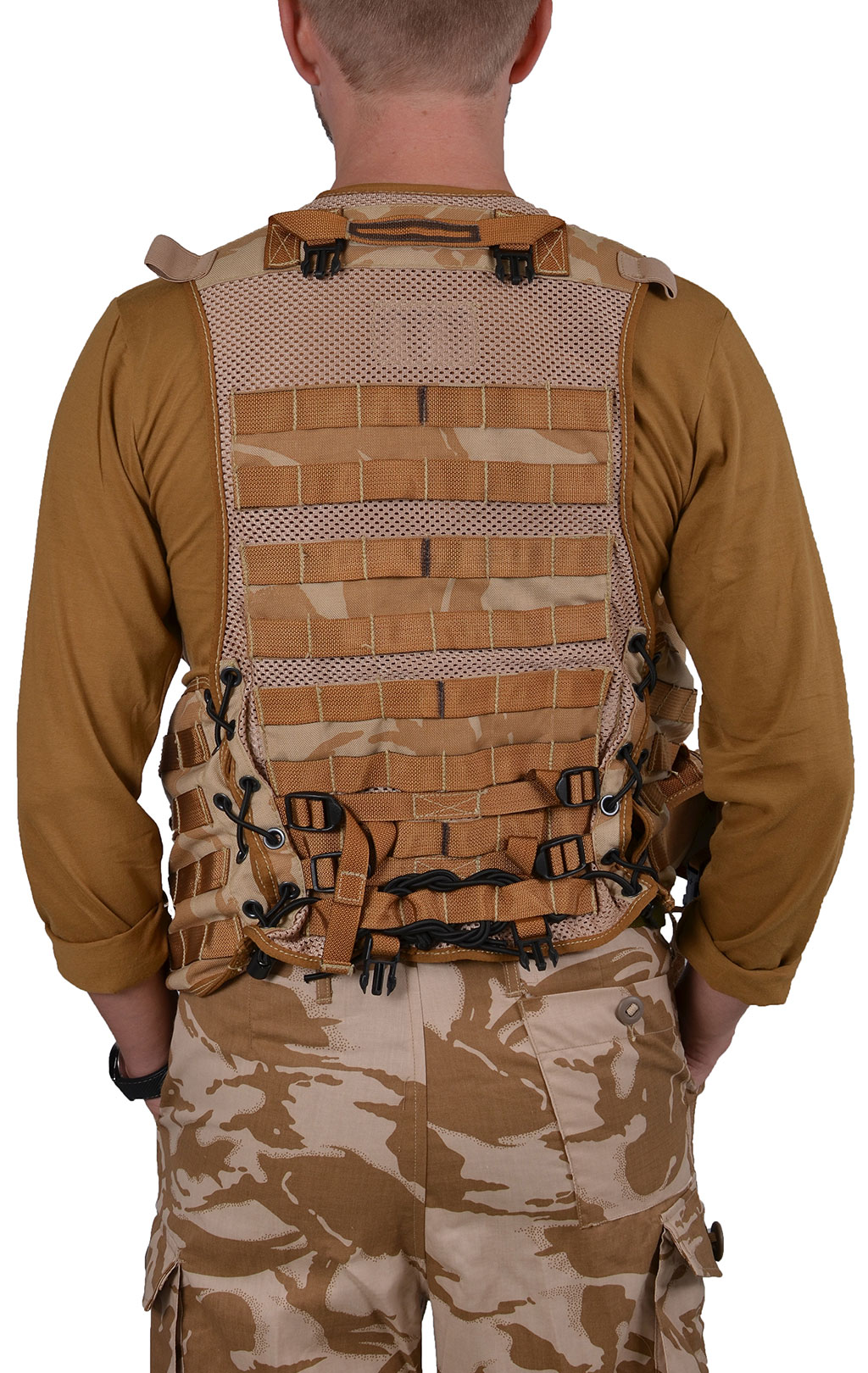 Жилет MOLLE с подсумками dpm desert б/у Англия