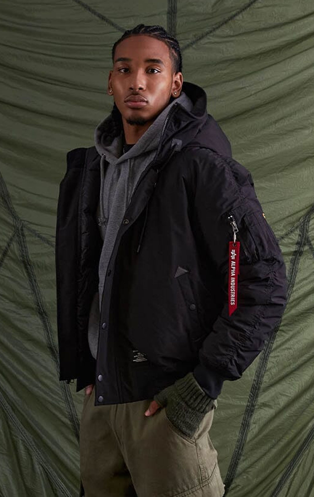 Аляска ALPHA INDUSTRIES ALTITUDE N-2B FW 25/26 black 