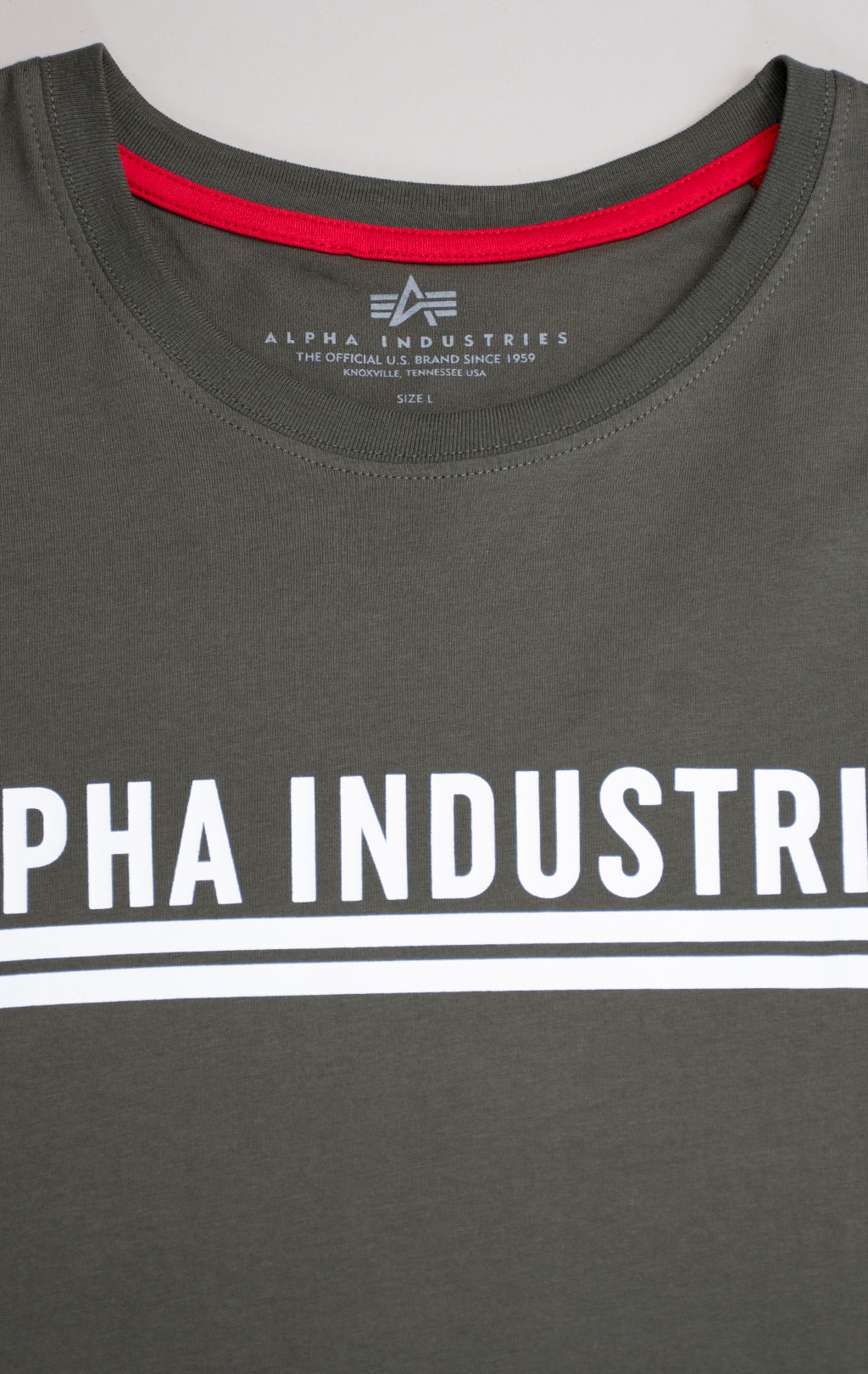 Футболка ALPHA INDUSTRIES ALPHA INDUSTRIES dark olive 