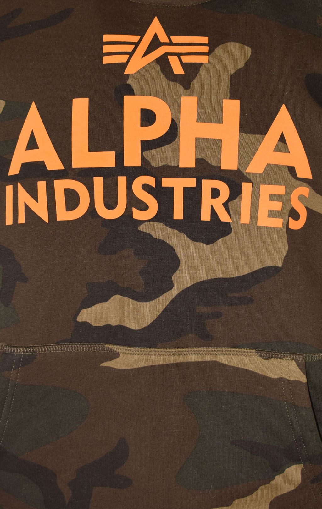 Толстовка ALPHA INDUSTRIES FOAM PRINT HOODY camo woodland 65 