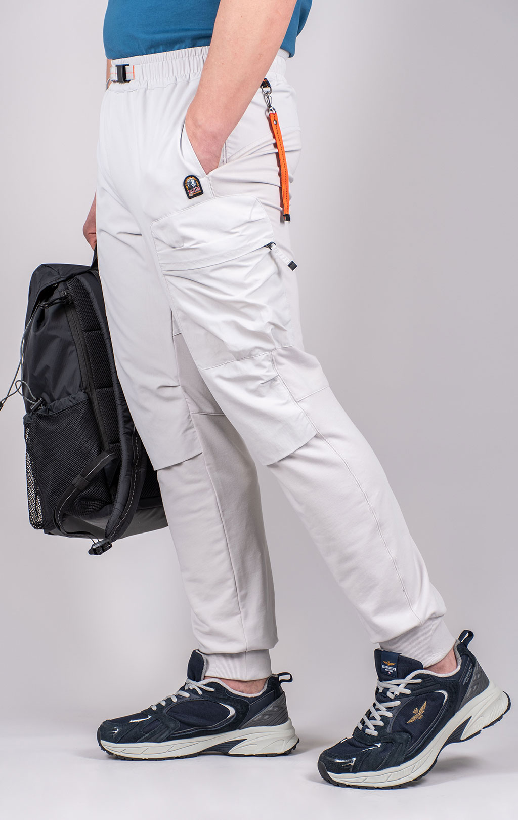 Брюки трикотажные PARAJUMPERS OSAGE с карманами SS 25 m ghiaccio 
