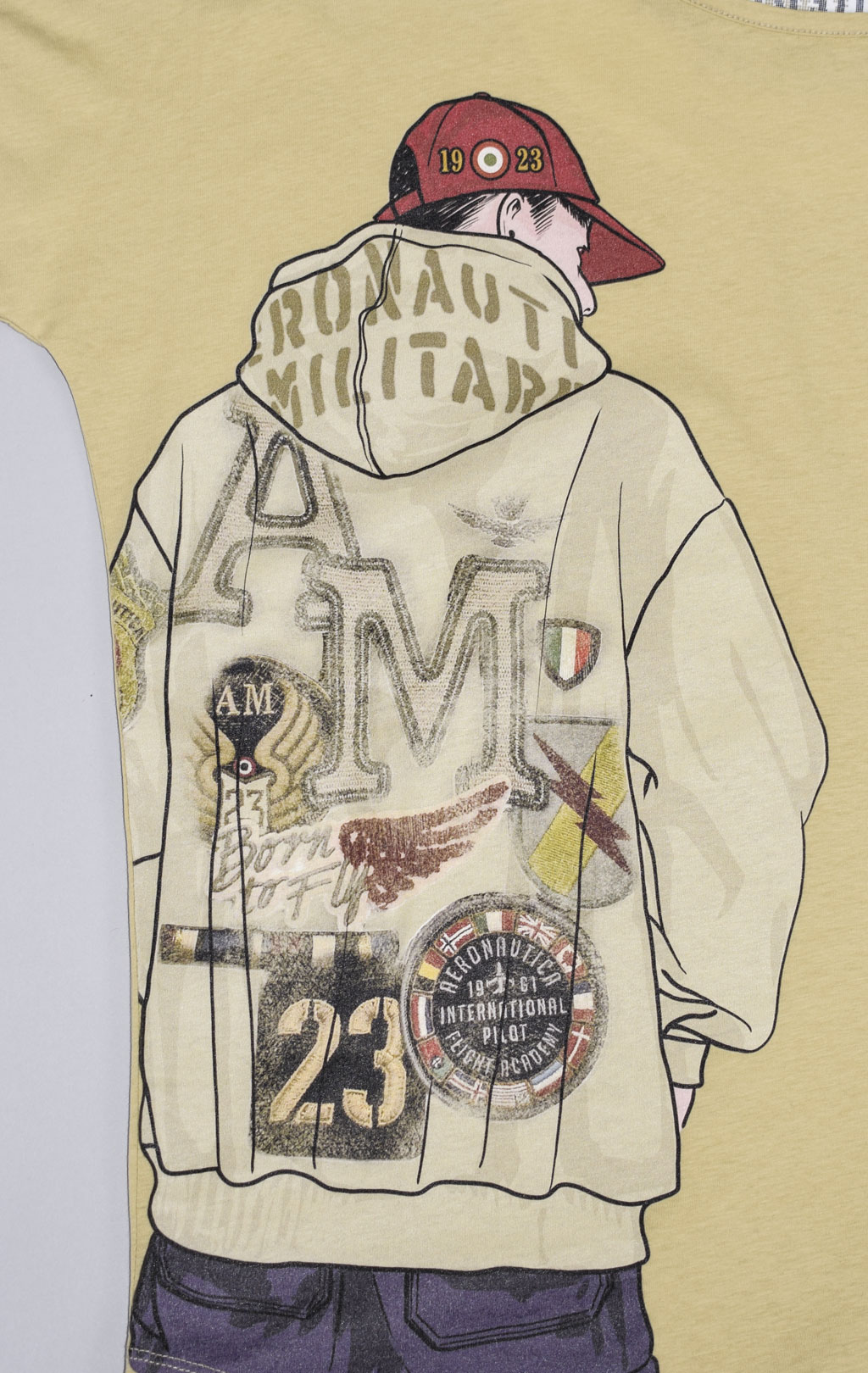 Женская футболка AERONAUTICA MILITARE SS 22/PT khaki (TS 1972) 